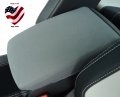 Car Console Covers Plus Neoprene Center Armrest Cover For Honda Pilot Models 2010-2015 Lid Gray