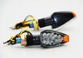 Oz-usa Carbon Turn Signal Led Dual Sport Motorcycle Dirt Bike Supermoto Light For Kawasaki 