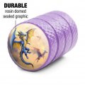 Dragons In The Sky Valve Stem Caps For Tire Rim Wheel Aluminum Purple