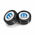 Ipick Image For Mopar In White Dome Logo On Black Two Abs Plastic License Plate Frame Screw Cover Set Jeep