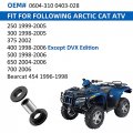 8 Pieces Shock Bushing 4 Bearing Sleeve Kits 0604-310 0403-028 For Arctic Cat 250 300 375 400 500 650 700 Bearcat 454
