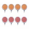 Anzios 8x 4 Round 98-led Double Face Side Marker Light For Truck Rv Car Bus Trailer Van Caravan Boat 12v Red Amber