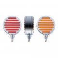 Anzios 8x 4 Round 98-led Double Face Side Marker Light For Truck Rv Car Bus Trailer Van Caravan Boat 12v Red Amber