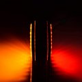 Anzios 8x 4 Round 98-led Double Face Side Marker Light For Truck Rv Car Bus Trailer Van Caravan Boat 12v Red Amber