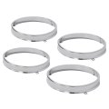 Hecasa 4 Pcs Headlight Retaining Ring For 1964-1972 Chevrolet Chevy Chevelle El Camino Impala 1966-1970 Pontiac Gto Lemans 
