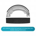 Rear Brake Shoes For Honda Recon 250 Trx250ex Trx250x Trx250 1997-2022 06430-hm8-a10 06430-hm8-a00