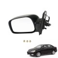Black Driver Side Mirror Power Paintable Replacement For 2003-2008 Corolla To1320178 