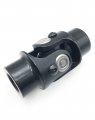 Ensun 3 4 Round X Black Single Steering Shaft Universal U Joint Maximum Working Angle 35a Degree Total Length 83mm 3-1 Inch 