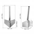 Uxcell Inside And Corner Trowels 2 7 Inch Stainless Steel Drywall Knife