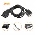 X Autohaux 1 5m Obdii Obd2 Main Cable Diagnostic Tool Adapter Connector For Launch X431 Crp129 Crp123 Creader Vii And Viii