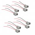 Michigan Motorsports Denso Fuel Injector Connectors With Pigtails Top Slot Fits 210lb 2200cc Id2000 Fic2150 Mazda Toyota Lexus 