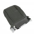 Gxywady 4x Dark Grey Front Driver Passenger Side Seat Cover Artificial Leather Bottom Lean Back Replacement For Chevy Express