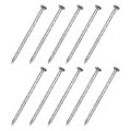 150 Pieces Fence Deck Nails 2 In 304 Stainless Steel Spiral Shank Spikes For House Floor Repairing Wall Woodworking Silver 
