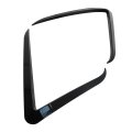 Black Front Bumper Fog Lamp Wind Knife Spoiler For Tesla Model Y 2025 2026 Light Eyebrow Cover Trim 2 Piece Blade Set