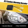 X Autohaux 2pcs H1 H3 Led Car Headlight Canbus Decoder Error Free Warning Resistors Replacement Anti Flicker Resistor