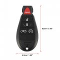 X Autohaux Replacement Keyless Entry Remote Car Key Fob 433mhz 5 Buttons Oe 56046773aa For Dodge Dart 2013-2016