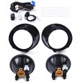 Front Bumper Fog Light Kit For Chevy Camaro 2010 To 2013 Smoky Lens Driving Lamps With Wiring And Switch Not Zl1 Or Rs Models