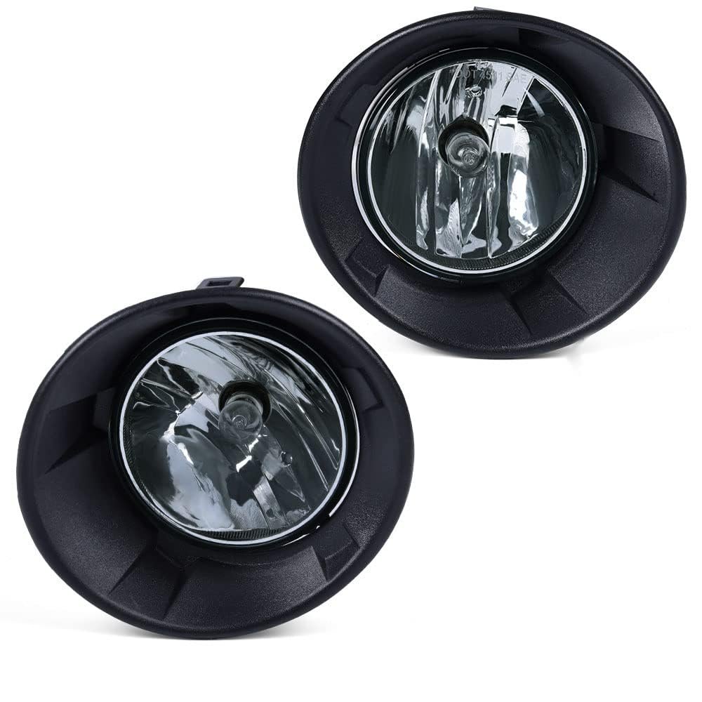 Front Bumper Fog Light Kit For Chevy Camaro 2010 To 2013 Smoky Lens Driving Lamps With Wiring And Switch Not Zl1 Or Rs Models