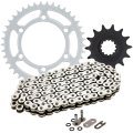 Niche Drive Sprocket Chain Combo For Kawasaki Ninja 400 Front 14 Rear 41 Tooth 520 O-ring 106 Links 
