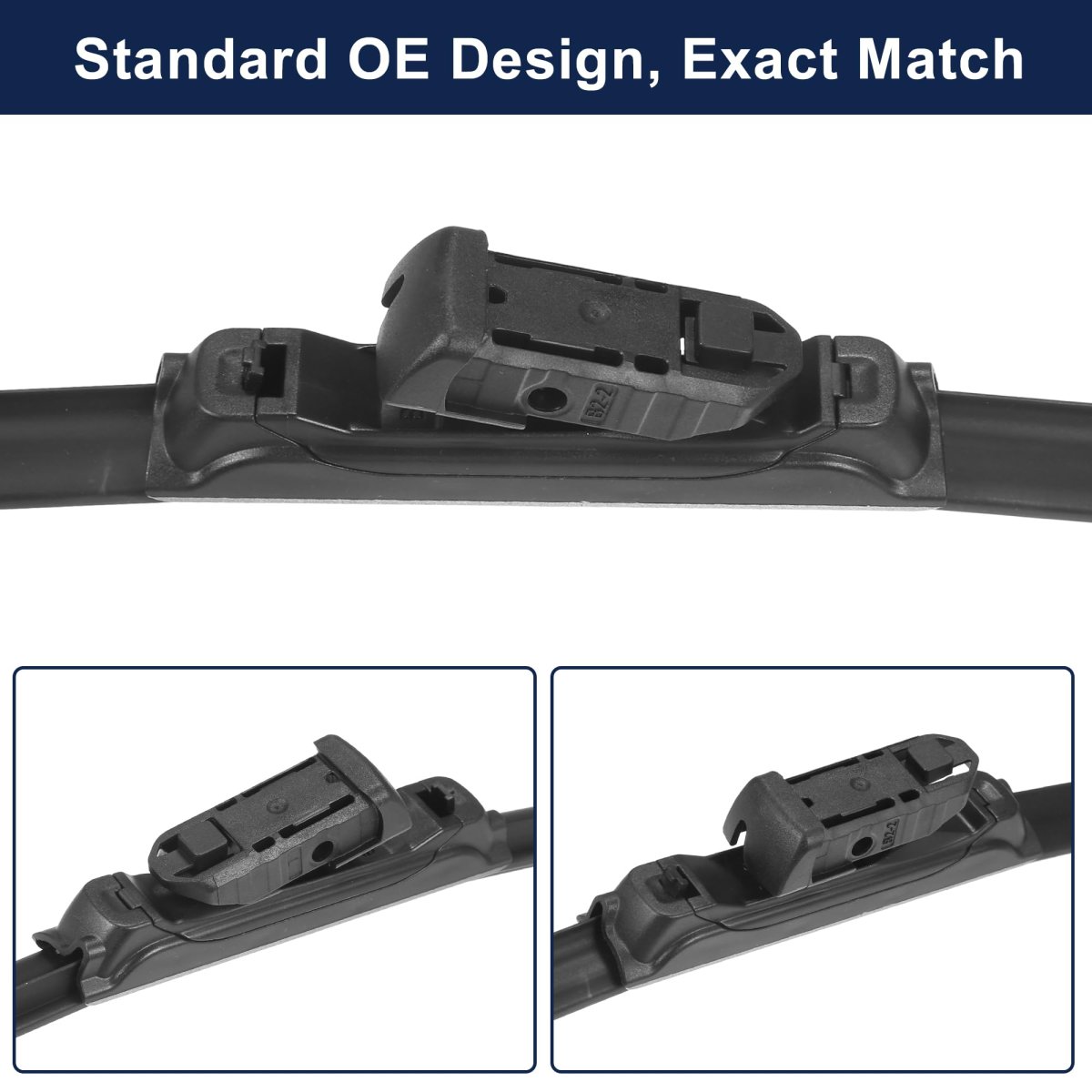 1 Pair 22 Coating Silicone Front Windshield Wiper Blade Replacement Set For Mercedes-benz C-class W205 A205 2015-2021 Not J U