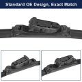 1 Pair 22 Coating Silicone Front Windshield Wiper Blade Replacement Set For Mercedes-benz C-class W205 A205 2015-2021 Not J U