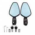 Waltyotur Motorcycle Rear View Cnc Mirrors Bar Ends Replacement For Yamaha Fz-09 Mt-09 Fz-07 Fz07 Fz09 Mt09 Black Smoke Blue
