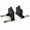 Httmt- Us-tghd-had005-0 89 Front Fender Brackets Spacers Black Compatible With 21 H-d Touring 2014-2019 See Fitment