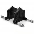 Httmt- Us-tghd-had005-0 89 Front Fender Brackets Spacers Black Compatible With 21 H-d Touring 2014-2019 See Fitment