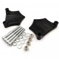 Httmt- Us-tghd-had005-0 89 Front Fender Brackets Spacers Black Compatible With 21 H-d Touring 2014-2019 See Fitment