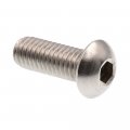 Prime-line Socket Cap Screws Button Head Hex Allen Drive 3 8 In-16 X 1 In Grade 18-8 Stainless Steel 10 Pack 