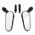 Httmt- 2x Black 7 8 22mm Universal Fit Custom Motorcycle Bikes Bar End Rearview Side Mirrors Compatible With Triumph Street