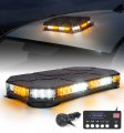 Lumenix Rooftop Strobe Beacon Lights Bar W Control Panel Magnetic Emergency Traffic Warning Flashing Plow Led Light For 