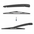 X Autohaux Rear Window Windscreen Wiper Blade Arm Assembly Set For Mazda Cx-5 2011-2022 Hyundai Santa Fe 2007-2012 3 Hatchback