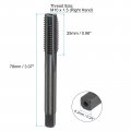 Uxcell Metric Thread Tap M10 X 1 5 H2 Nitride Coated Straight Flute Screw Milling Machine Taps Threading Tapping Repair Tool