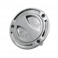 Httmt Mt249-057a- Chrome Keyless Gas Cap Twist Off Fuel Tank Compatible With Yzf R6 All Years