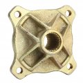 4 Studs Rear Axle Wheel Hubs High Durability 1 Pair Durable Excellent Performance 25mm 24 Teeth Splined Hub For 125cc 150cc