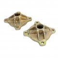 4 Studs Rear Axle Wheel Hubs High Durability 1 Pair Durable Excellent Performance 25mm 24 Teeth Splined Hub For 125cc 150cc