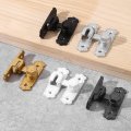 2pcs 90 180 Degree Flip Gate Latches Aluminum Alloy Sliding Barn Door Latch With Screws Glue Heavy Lock For Cabinet Wood Fence 