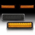 Amerilite Smoke Led Parking Turn Signal Lights Set For Full Size Blazer Suburban Sierra Yukon Passenger And Driver Side