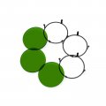 Green Color Lenses With Metal Clip For Mr16 Bulbs Transparent Glass Filter Spotlight Floodlight Outdoor Landscape Lighting 3 