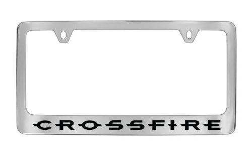 Chrysler Crossfire Chrome Plated Metal License Plate Frame Holder