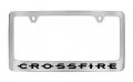 Chrysler Crossfire Chrome Plated Metal License Plate Frame Holder 