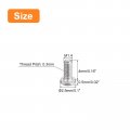 Uxcell M1 4-0 3 X 4mm 100pcs Flat Round Head Screws 304 Stainless Steel Phillips Drive Machine Hardware Fastener For Furniture