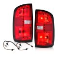 Tail Lights W Bulbs Left And Right For Chevy Colorado 2015-2022 Fit 4-door Crew Cab Extended Only Rear Light Lamp Assembly Luz 