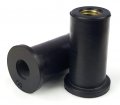 Rubber Well Nuts Brass Insert Expansion Nut Sae Inch Sizes 10-32 X 825 031-0 228 Grip 0 377 Hole Qty 25
