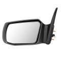Black Driver Side View Mirror Smooth With Power Adjustment Non-folding Non-heated Compatible For 2007-2012 Nissan Altima
