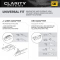 Caterpillar Clarity Premium Performance All Season Oem Replacement Windshield Wiper Blades Streak-free Spotless And Silent 22