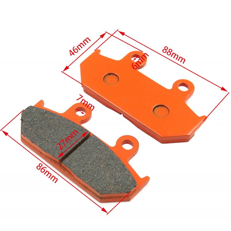 Httmt Carbon Ceramic Brake Pads For Cbr1000f Hurricane Nx650 Vfr700f