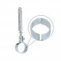 5pcs Pipe Bracket Clamp Wall Mount Fit 1-1 4 32mm Support 140mm Long Strap With Expansion Screw For Gas Water Pipeline 