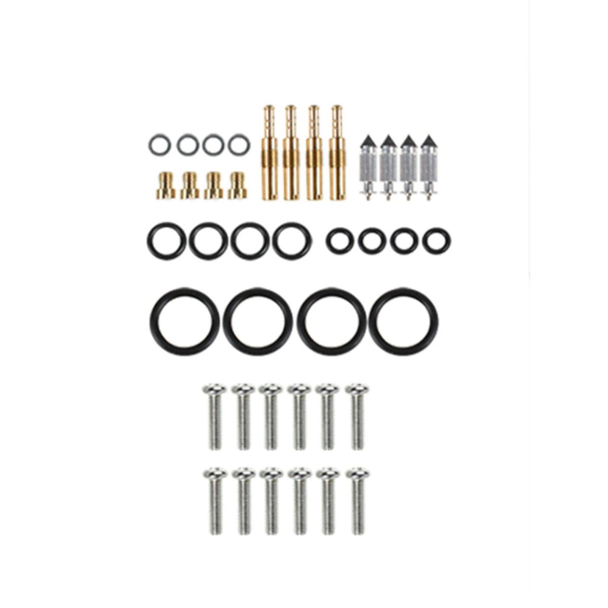 4 Pcs Carburetor Repair Kit Plunger Diaphragm Part For 1999 2000 Honda Cbr600f4